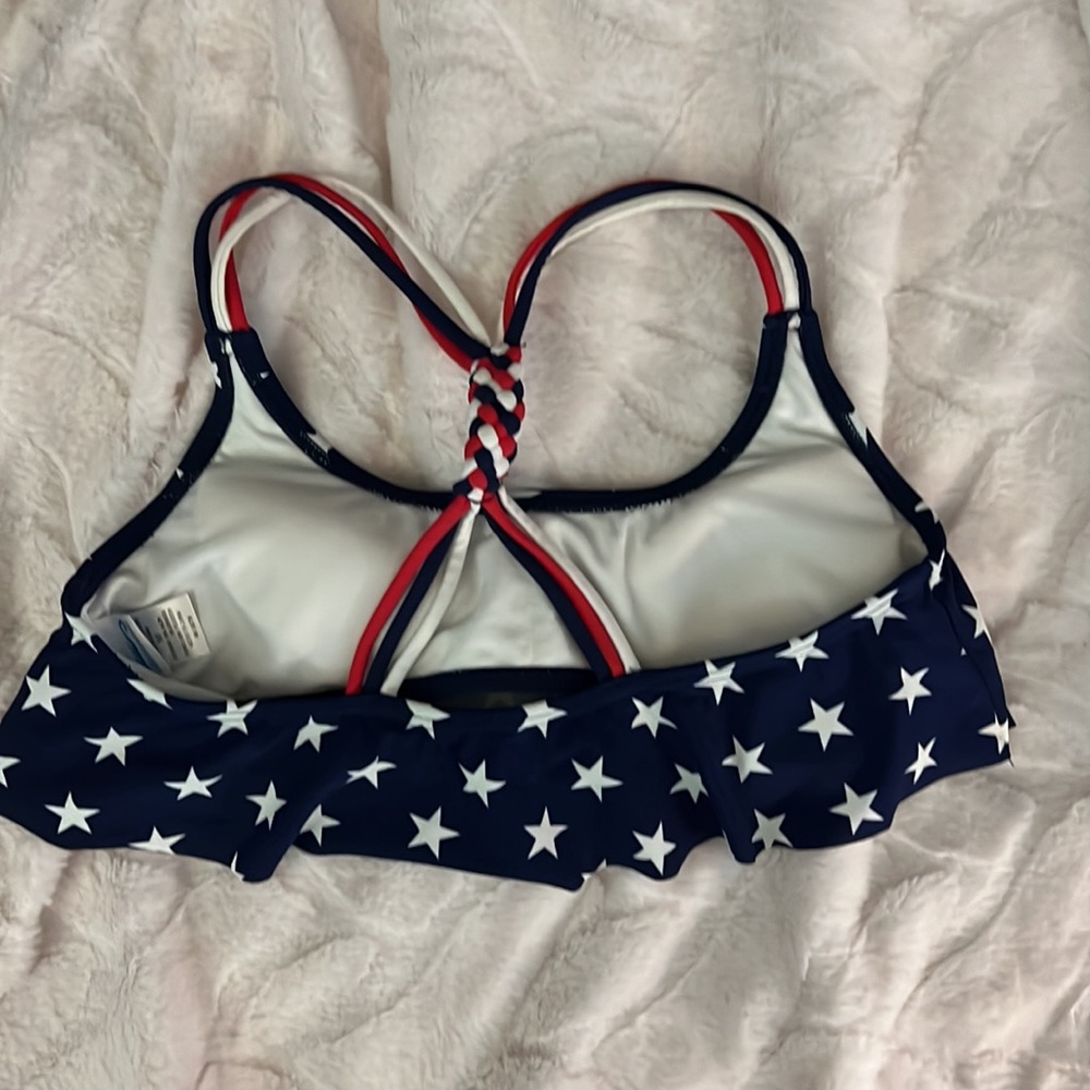 Red White Blue California Waves 2 piece SZ med - Picture 3 of 7